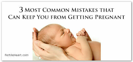 Newborn Baby Cradled in Hands - 3 Most Common Mistakes to Keep From Getting Pregnant