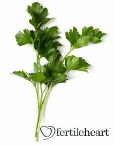 cooking-with- fertility herbs -parsley