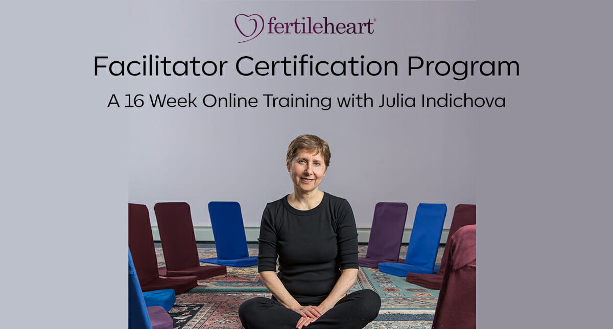 Julia Indichova in Studio Fertile Heart Facilitator Certification Program
