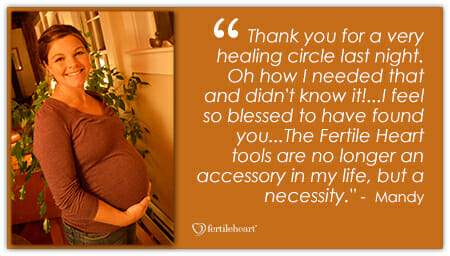 Mandy Pregnant Thank you for a very healing Fertile Heart circle