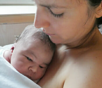 Fertile Heart Couple with Newborn Baby