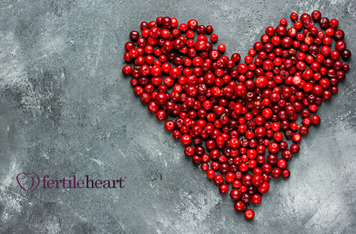 Cranberry Heart - A Fertility Super Food
