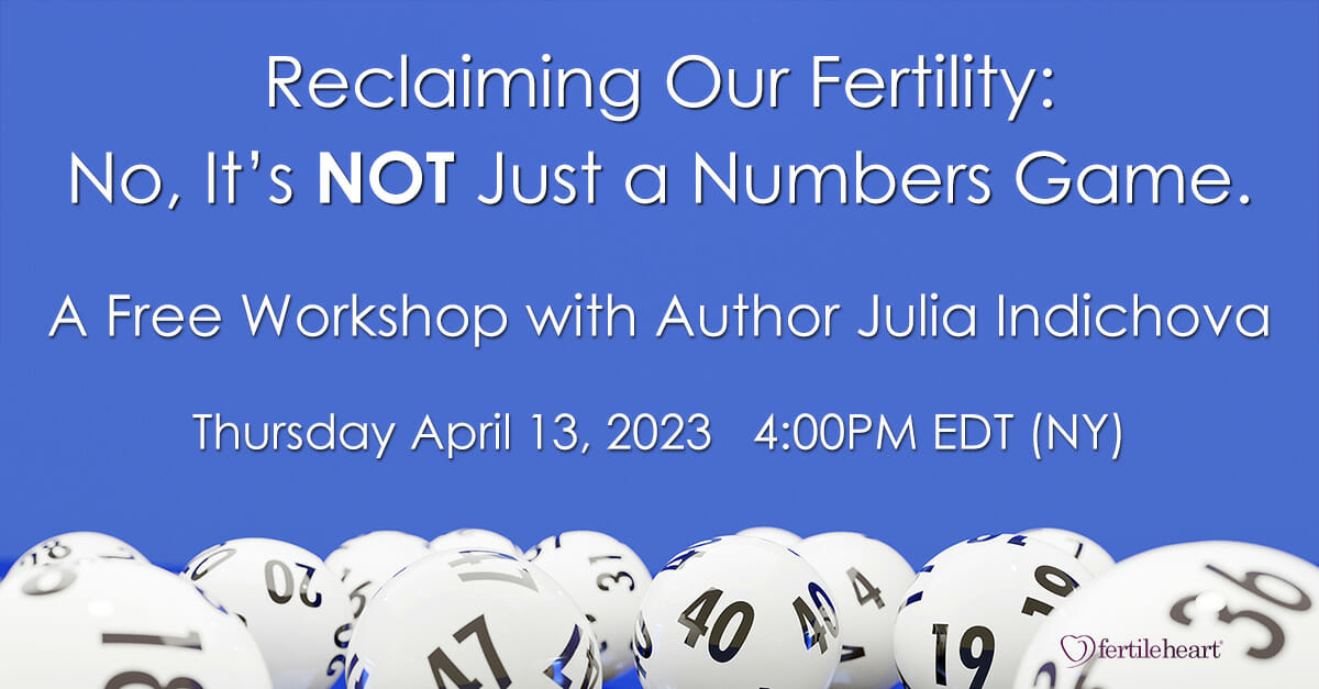 Lotto Balls Blue Background Reclaiming Our Fertility Free Workshop with Julia Indichova