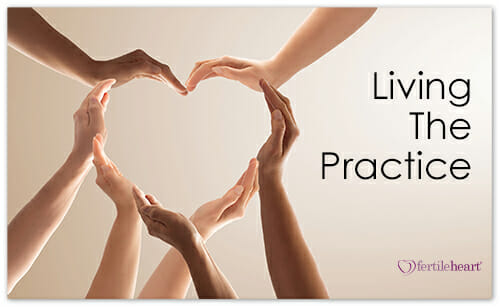 FacilitatorsVideo.LivingThePractice.500 Hands forming heart Living the Practice