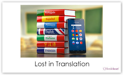 FacilitatorsVideo.LostInTranslation language books and translation app on phone; lost in translation