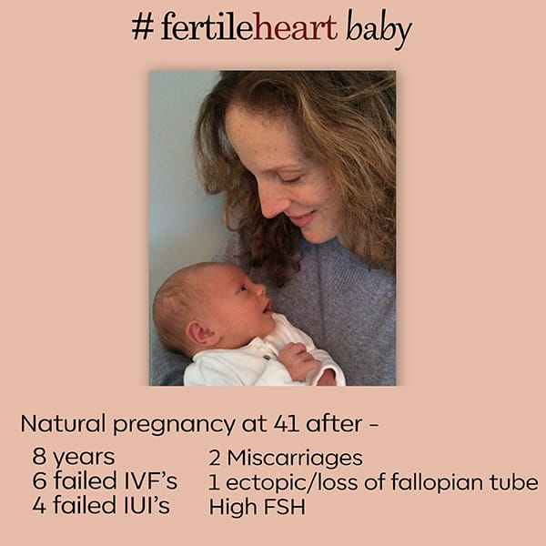 Fertile Heart Baby Sara Fertile Heart Mom and Baby after 10 failed procedures & 2 Miscarriages