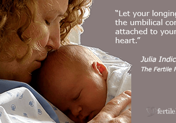 Infertility inspiration quote from The Fertile FEmale