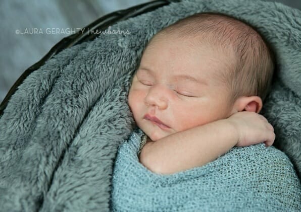 Relina's Fertile Heart baby on blue blanket