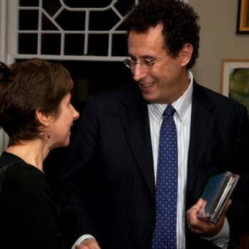 Julia Indichova, author of The Fertile Femaile & founder of FertileHeart with playwright Tony Kushner