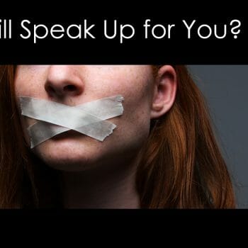 Woman's mouth taped shut Who will speak up for you fertile heart blog