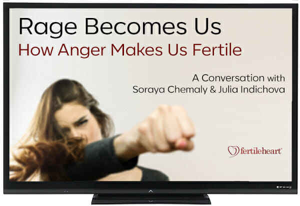 Angry Woman Punching Rage Becomes Us Sonaya Chemaly in conversation with Julia Indichova